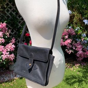 Madewell Sketchbook Black Leather Shoulder Bag